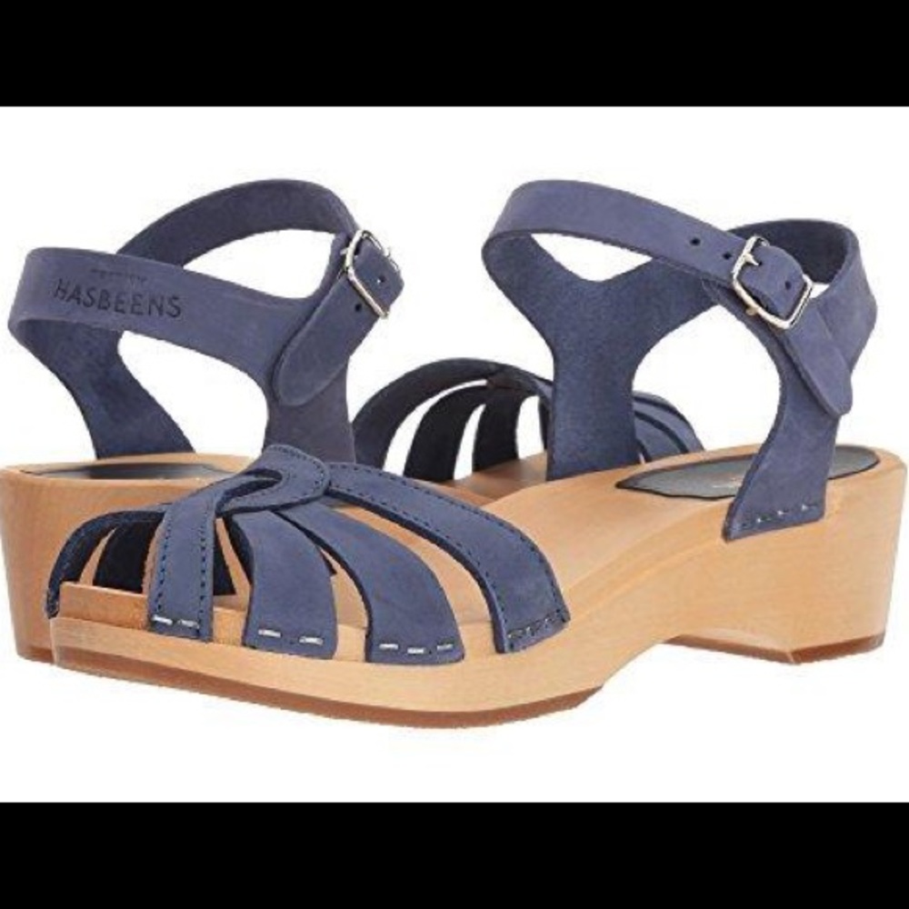 Swedish Hasbeens cross strap debutant.